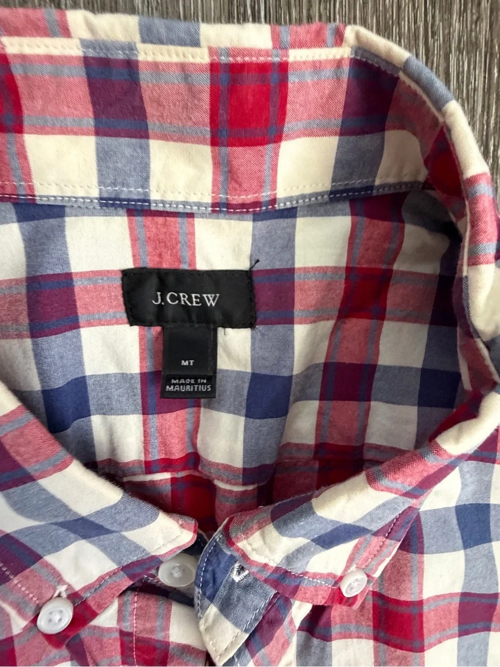 J. Crew crisp button